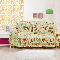 添富贵全棉活性帆布沙发巾 美妙的旋律 200*3