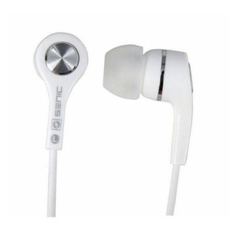 声丽(Senic) 有线耳机 MX-121 入耳式耳机 白色