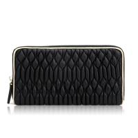 BEIER 贝尔 专柜正品新款高档羊皮立体绣花手拿包时尚潮流女士手抓包欧美休闲晚宴包精品女包 雅黑色【报价大全、价格、商铺】-苏宁易购开放平台