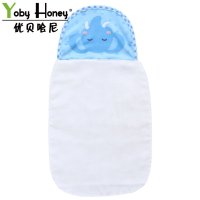 优贝哈尼竹纤维婴幼儿卡通吸汗巾儿童隔汗巾宝