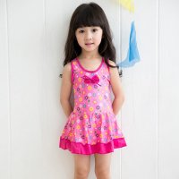 佑游儿童泳衣 女童连体泳装 小女孩韩国游泳衣