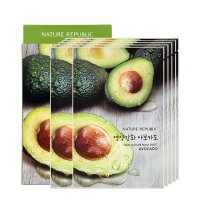 韩国Nature Republic 自然乐园鳄梨面膜10片装
