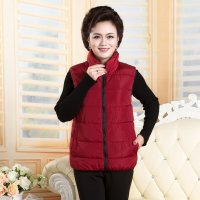 <em>中老年</em>羽绒棉<em>马甲春秋冬</em>款女装<em>妈妈</em>装中年女加