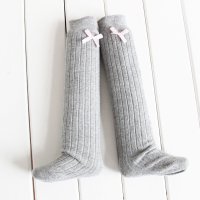 纯棉无跟无骨儿童袜宝宝中高筒袜 夏 婴儿长筒