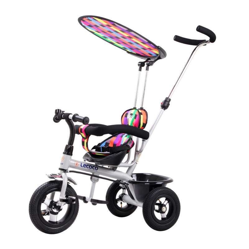乐卡(Lecoco)T306凯越系列平蓬充气轮婴儿儿童三轮车