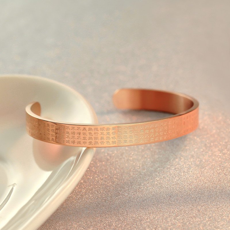 【ktwo系列】ktwo佛经情侣手镯佛家开光转运心