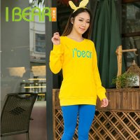 爱倍儿秋季孕妇时尚哺乳衣 长袖长款修身卫衣