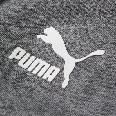 彪马puma男装外套新款运动服休闲logo款连帽鹿晗57018203热 s 灰色