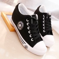 015年秋季新款韩版内增高女帆布鞋女生布鞋系