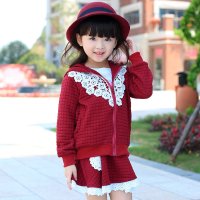 麦豆日记 童装女童时尚韩版春秋装儿童长袖公