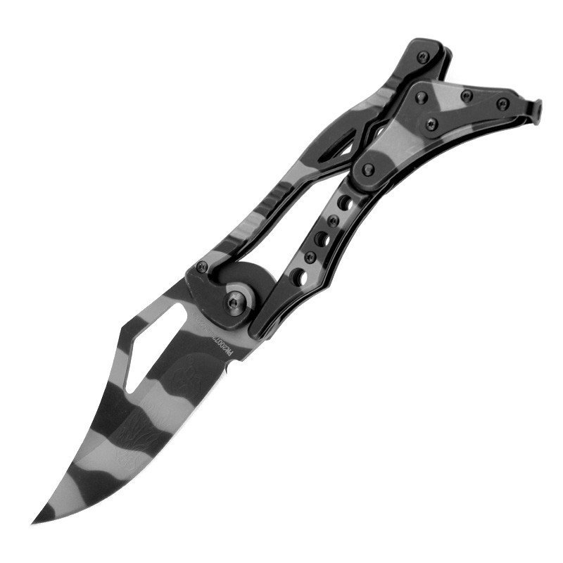 杰米仕 野外求生军用匕首 折叠小刀 便携式瑞士