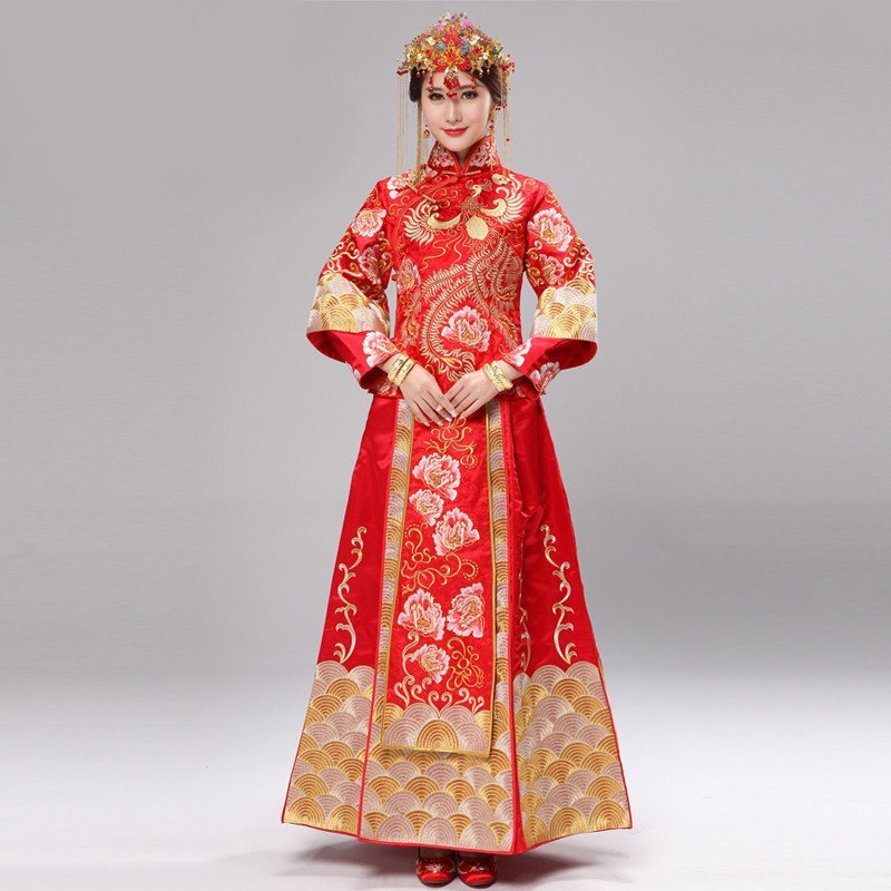 【时光叙系列】时光叙 2016新款高端秀禾服龙