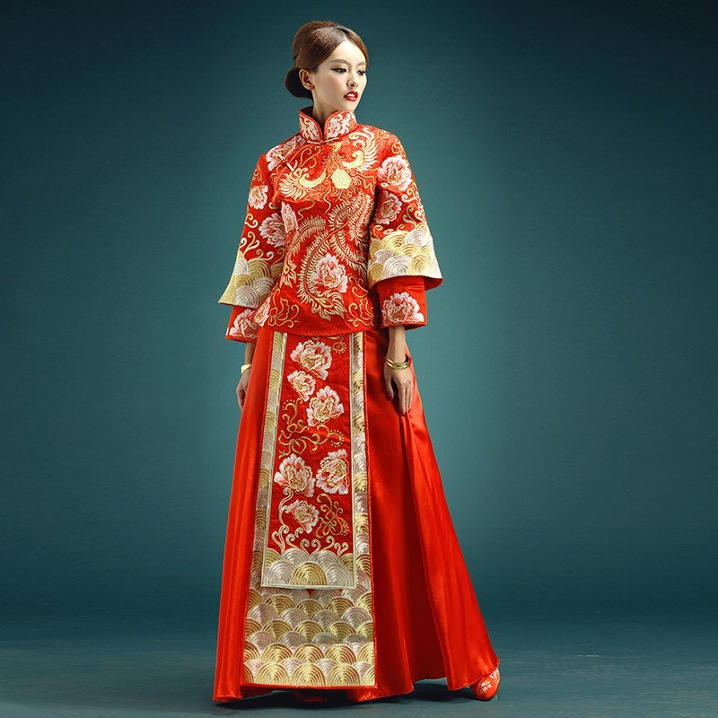 【时光叙系列】时光叙 2016新款秀禾服龙凤褂