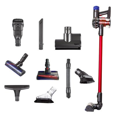 【吸尘器 其它】德国进口dyson\/戴森吸尘器 v6无线手持吸尘器超强吸力 超越dc74 红色 多吸头高级清洁版【价格 图片 品牌 报价】-苏宁易购