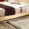 艾莉哲家具 实木床橡木床1.5 1.8米双人床中式现代实木床 卧室成人结婚大床 520# 1500x2000海棠色