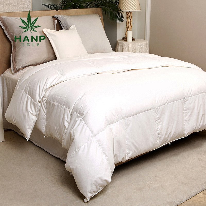 hanp/汉麻世家床上用品家纺被子保暖 羽绒被被芯白鸭绒秋冬被时尚 220