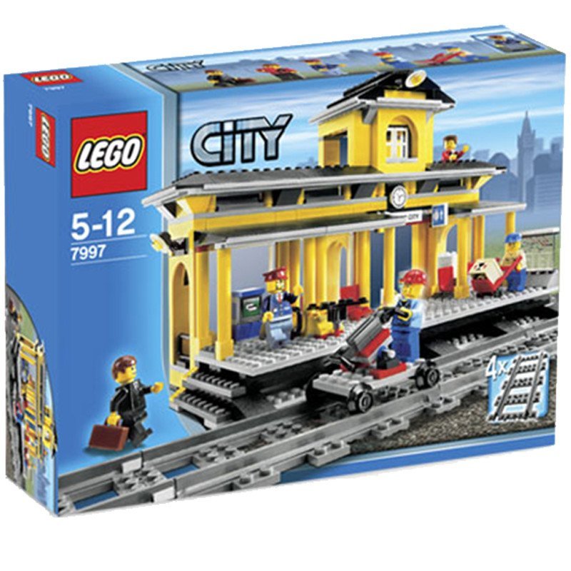 LEGO乐高积木玩具 城市City 火车站 L7997 绝