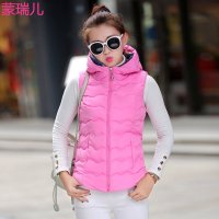 蒙瑞儿2015秋冬时尚新款<em>轻薄</em>短款羽绒服<em>女马</em>