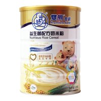 双熊米粉金装益生菌配方奶米粉宝宝辅食添加初