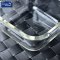 乐扣乐扣(Lock&Lock)格拉斯耐热玻璃 微波炉可直接加热使用玻璃保鲜盒便当盒 750ml方