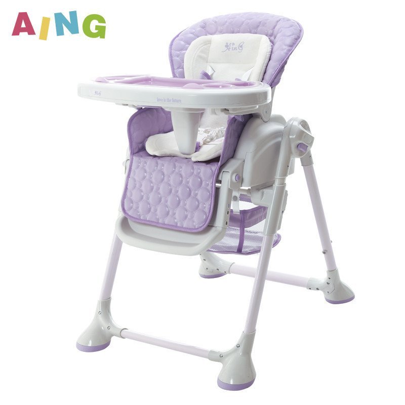 AING爱音 儿童餐椅 C008 紫色