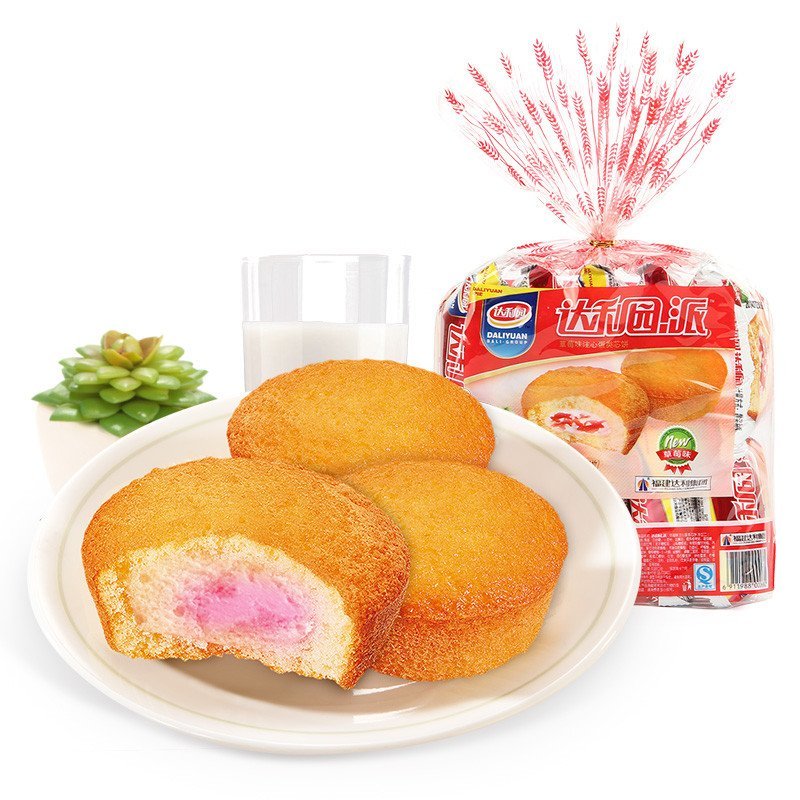 达利园注心草莓派250g 10枚装 办公室零食面包糕点小吃 达利园糕点\/点心 【价格 图片 品牌 报价】-苏宁易购