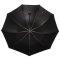 天堂伞 UPF50+加大加固黑胶丝印条纹花三折刚杆钢骨晴雨伞太阳伞 30056ELCJ 浅蓝