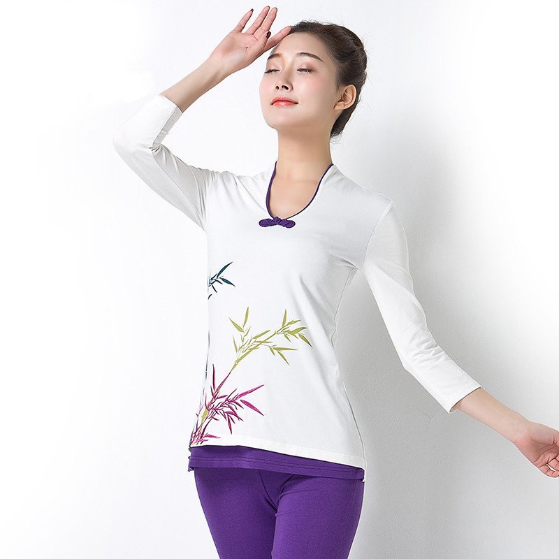 哈他 若竹 2016春夏新款专业瑜伽服套装女健身长袖紧身显瘦运动裤 m