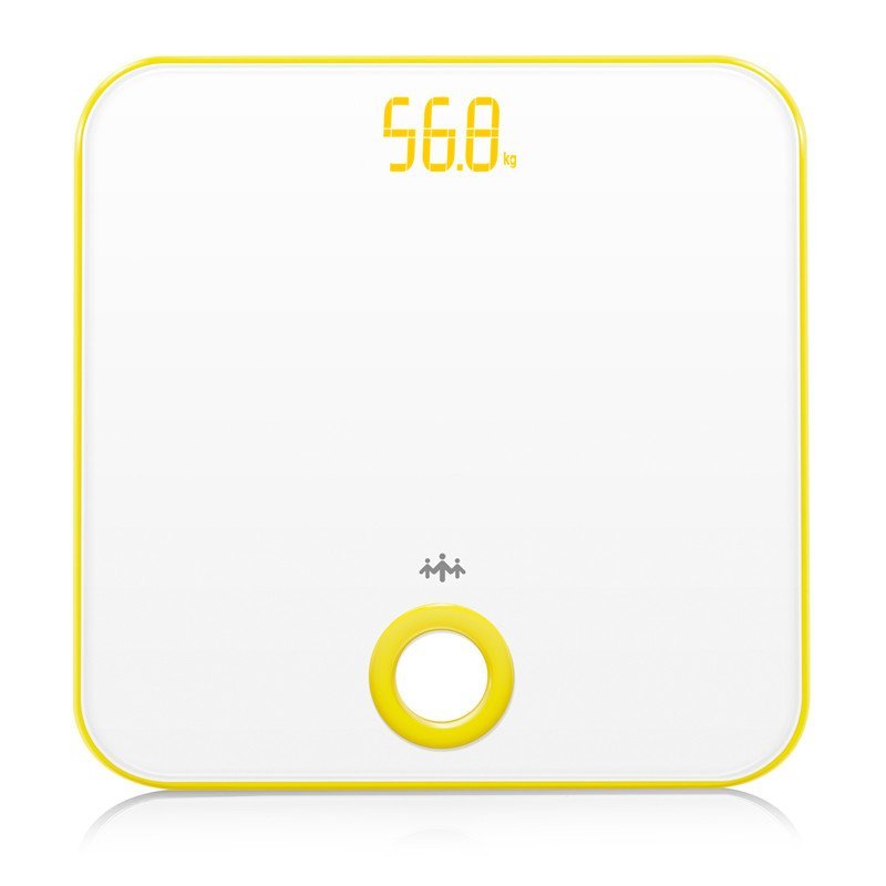 乐心 S1 电子秤 微信体重秤 智能WiFi数据传输 微信互联（黄色）