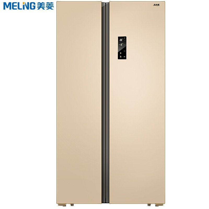 美菱（MELING）BCD-650WPCX 对开门冰箱 冰箱无霜 冰箱家用 冰箱变频 一级能效 电冰箱