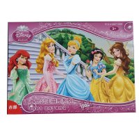 迪士尼拼图赛车总动员美人鱼公主图案拼插拼图