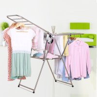 冠达星 翼型居家实用晾衣架 阳台室内晾晒架2