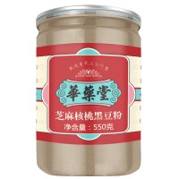 华药堂黑芝麻核桃粉黑豆粉 熟芝麻核桃现磨五