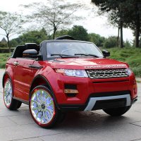 路虎儿童电动车 四轮可坐人玩具车 宝宝电动汽