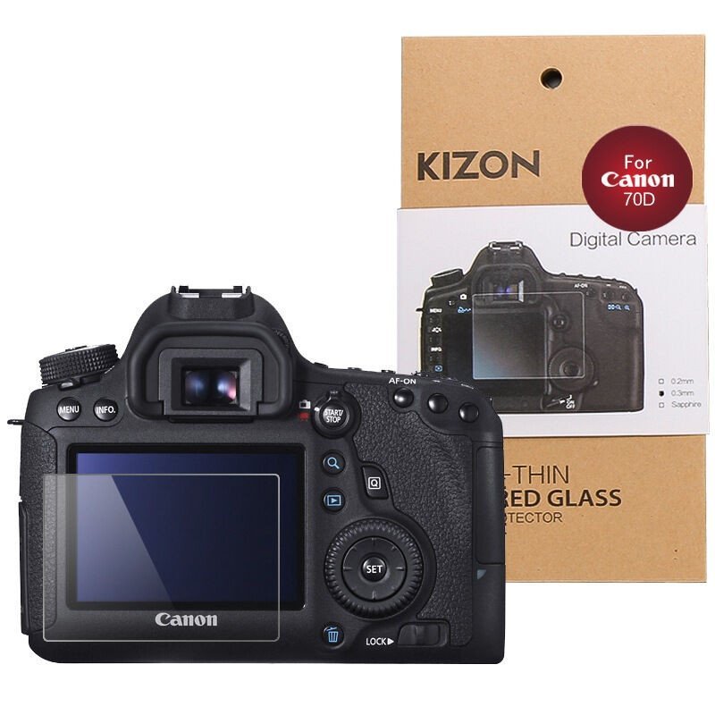 启踪(KIZON)佳能70D 单反相机配件屏幕保护贴