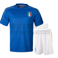 意大利队球衣2016欧洲杯主场短袖队服21号皮