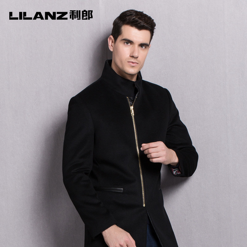 【利郎(LILANZ)系列】利郎风衣男士中长款秋冬