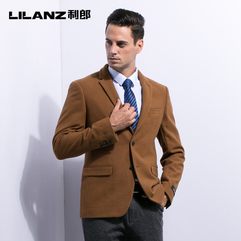 【利郎(LILANZ)系列】利郎羊毛单西男士西服上