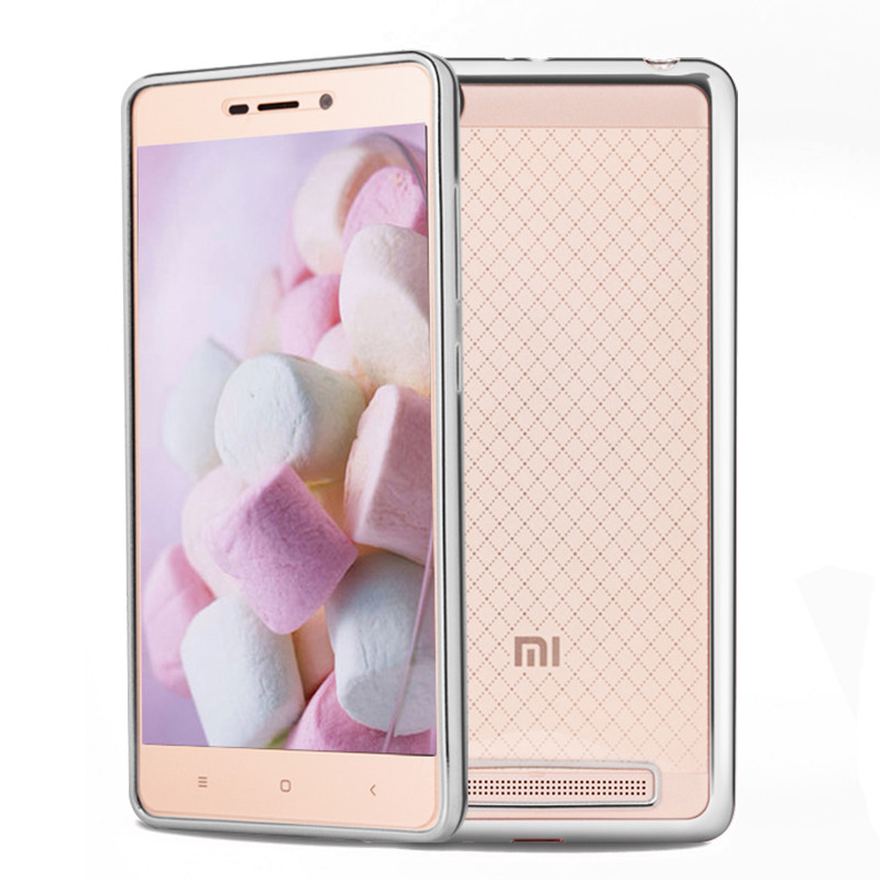 颂礼 红米3s手机壳 小米红米3电镀防摔软壳 红