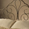 新滢 铁艺床 皇家复古欧式铁艺床 1.8米公主床 结婚床 双人床 可定制 古铜色1500*2000