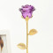 K9水晶玫瑰花 紫色含苞