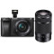 索尼（SONY）ILCE A6300黑色（16-50+55-210）数码微单相机 双镜头套装 约2420万像素