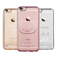 【10.20号发货】轻松熊苹果6splus电镀手机壳