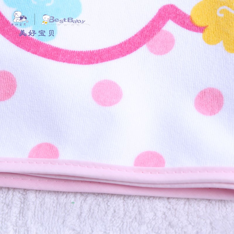 婴儿隔尿垫 儿童尿布垫宝宝可洗防水床单成人护理垫 新生儿用品 粉色