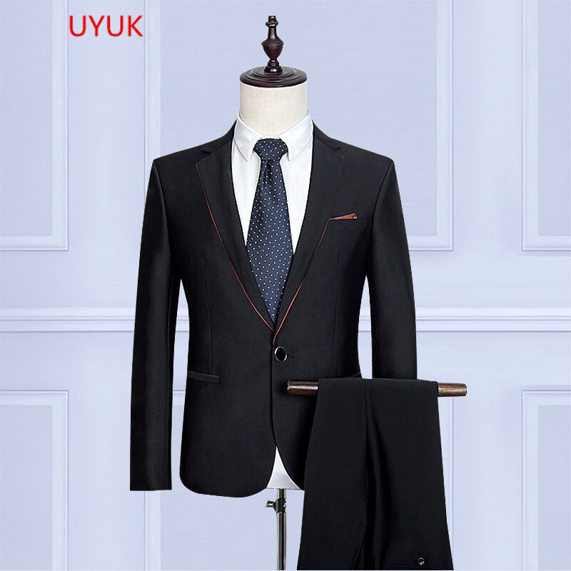 【UYUK系列】UYUK新款新郎结婚西服男士高