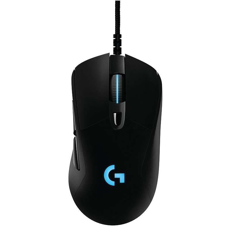 罗技G403 PRODIGY有线游戏鼠标灯宏设置编程守望先锋G502同芯 黑色