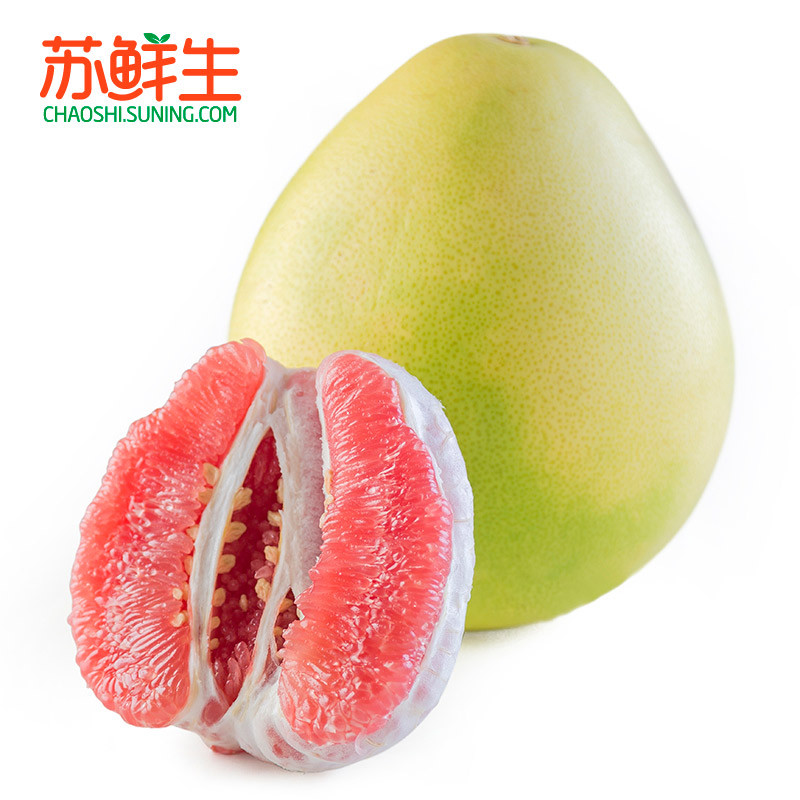 【苏鲜生】福建平和红心蜜柚1个约1.1kg/个