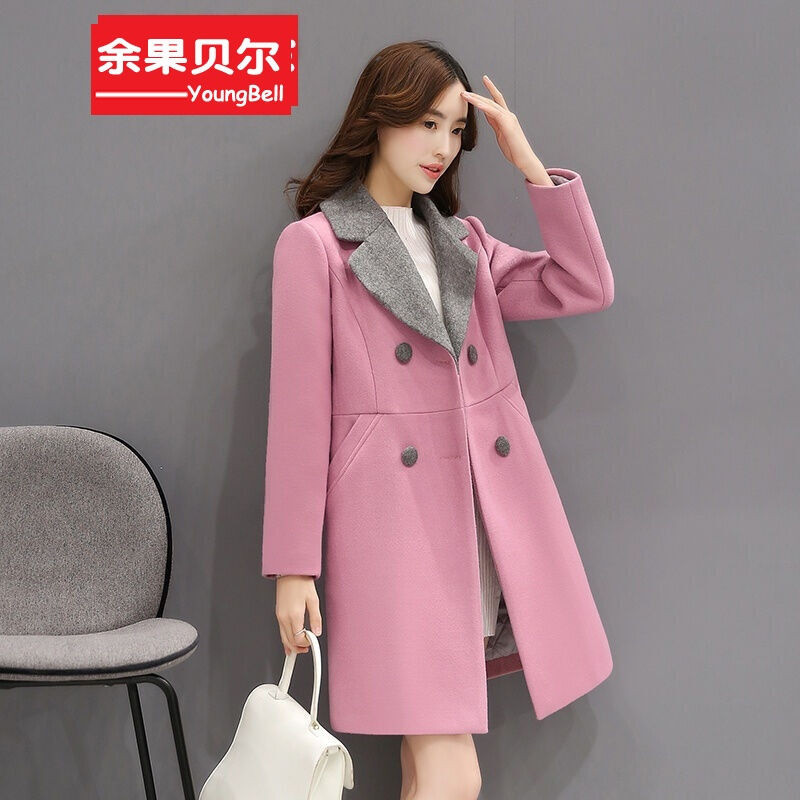 瘦时尚呢子大衣1482301948353 XL 军绿色配