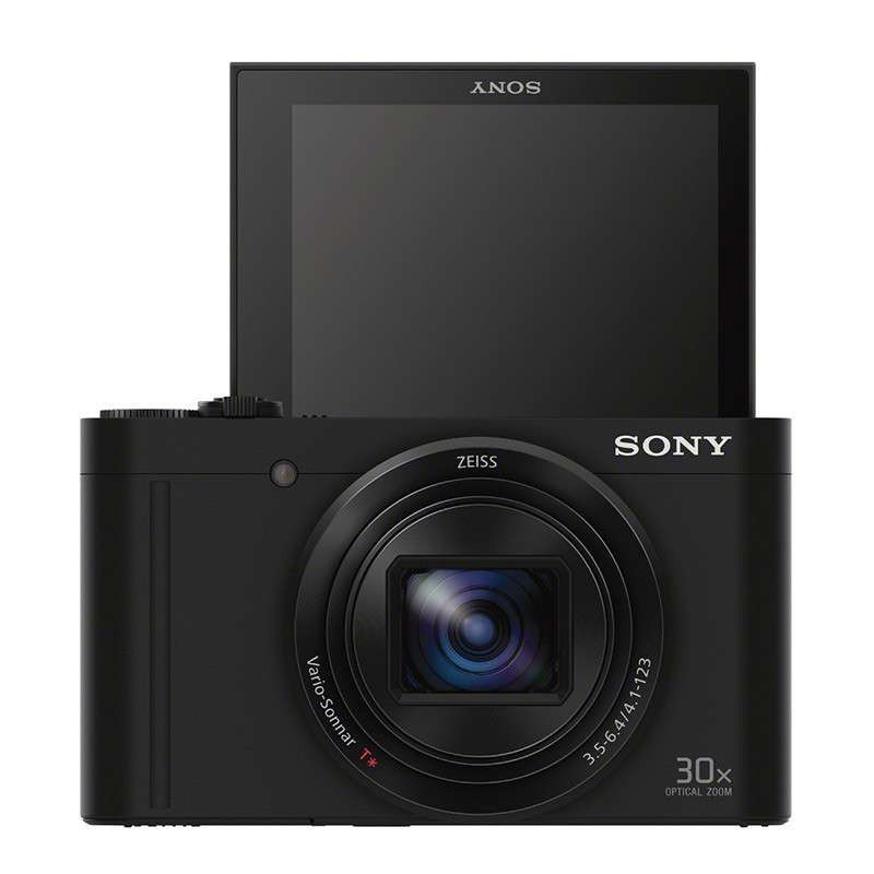 索尼（SONY）数码相机DSC-WX500 /RC CN1 家用相机 卡片机 翻转屏 自拍相机 WX500 黑色