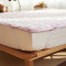 席梦思保护垫床垫1.5m床 磨毛布床褥子双人1.8m床 可机洗四角绑带 1.5*2.0m 粉色树叶